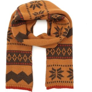 Womens Fair Isle Scarf