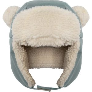 Adorable Bear Ears, Double-snap Collar, Waterproof | Super Comfortable Sherpa Lining for This Winter Hat